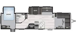 Floor Plan for Springdale Travel Trailer